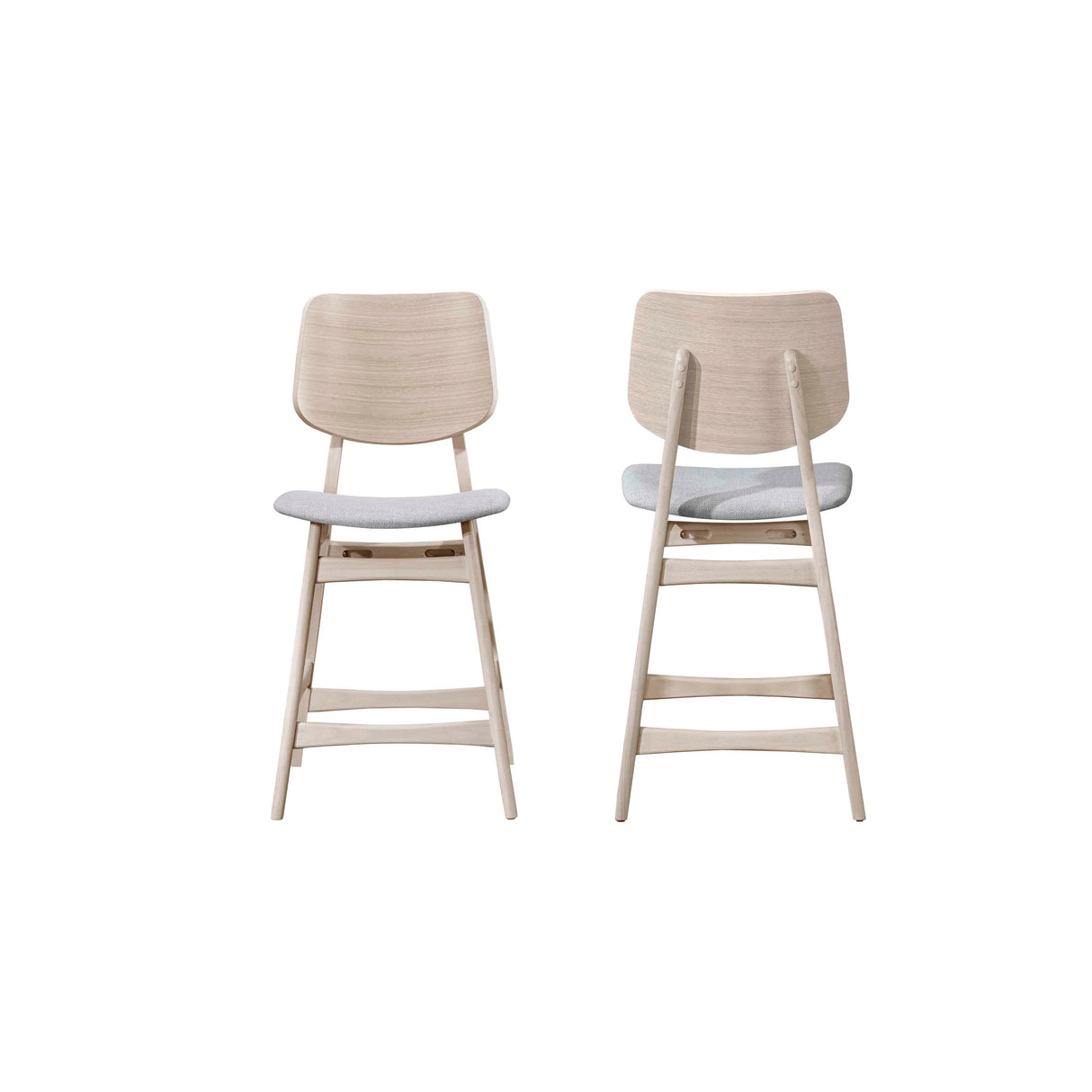Oscar Counter Chair-White Ash