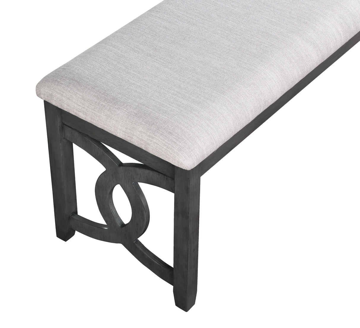 Gia 46" Bench-Gray
