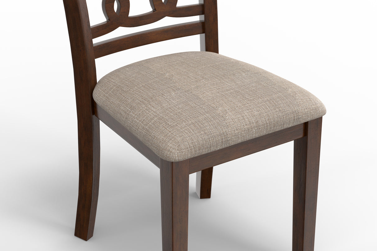 Gia 3 Pc 42" Drop Leaf Dining Table & 2 Chairs-Cherry