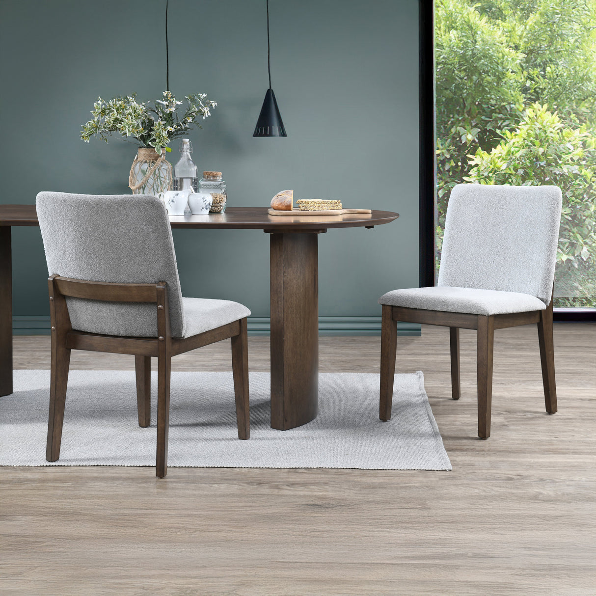 Kody Upholstered Dining Chair (2 Per Carton)-Stone Gray