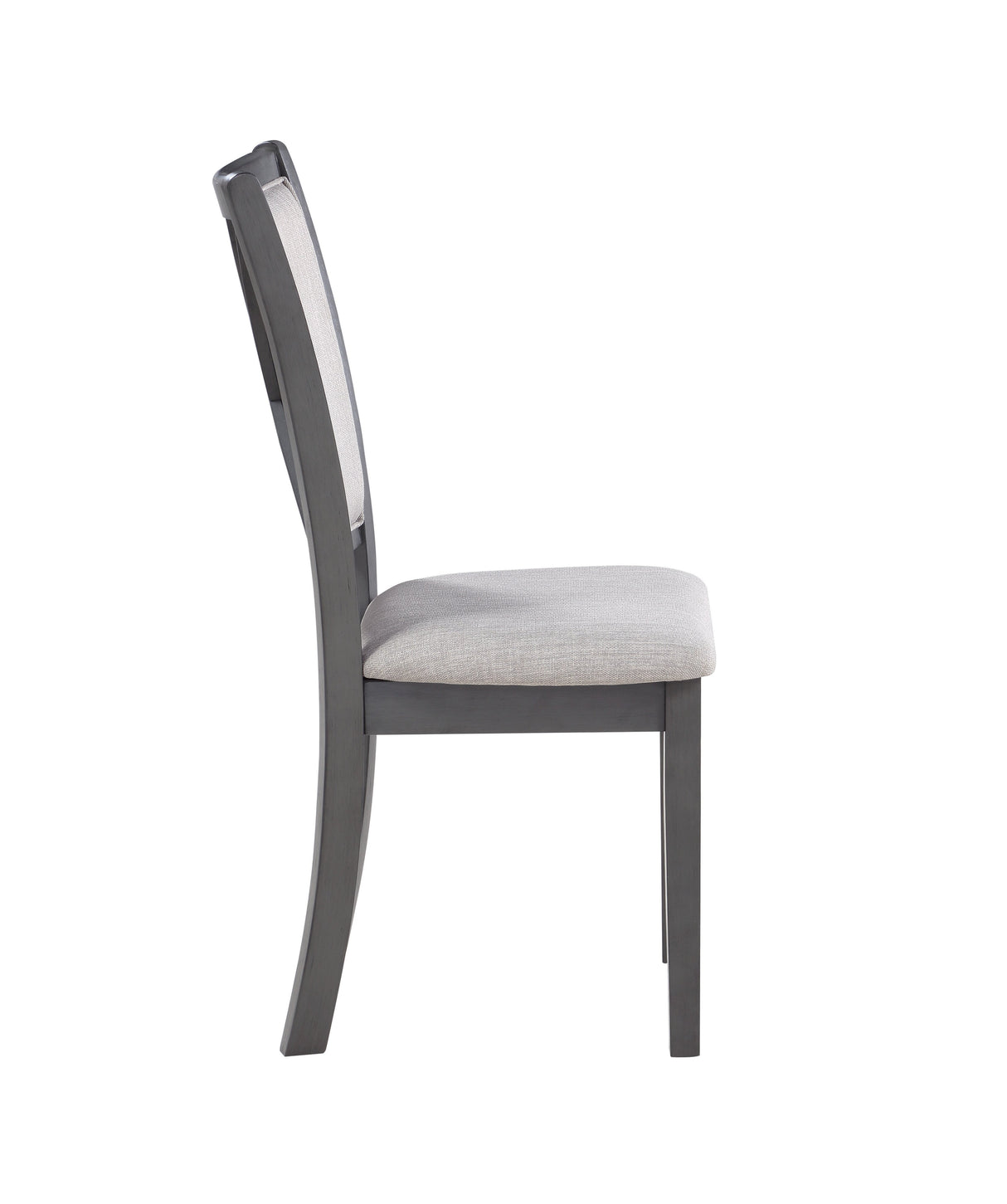 Amy 5 Pc 47" Round Dining Set-Gray