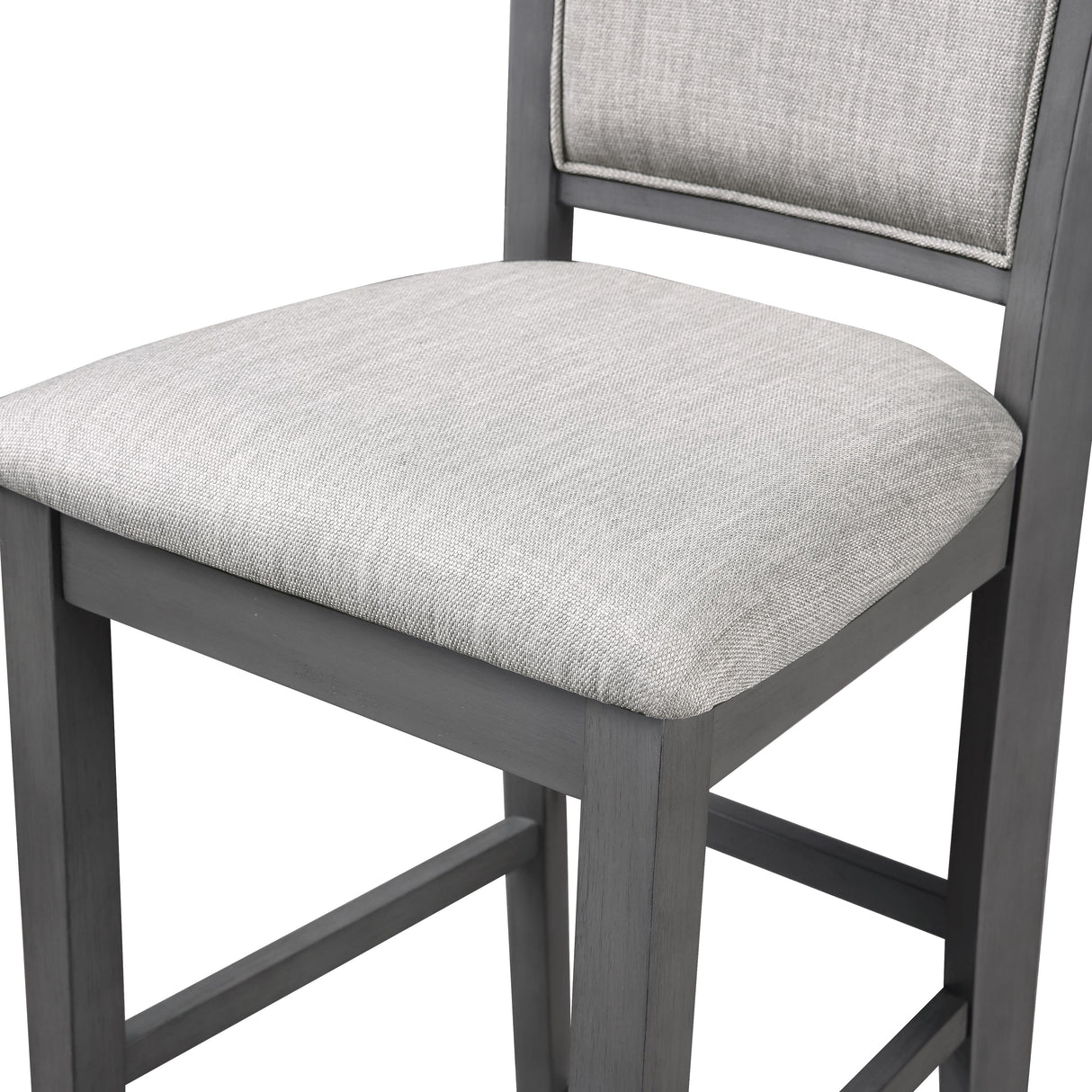 Amy 5 Pc 42" Round Counter Dining Set-Gray