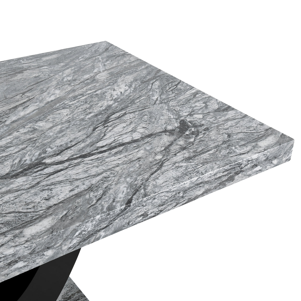 Lyra Dining Table Top And Base Bottom Marble