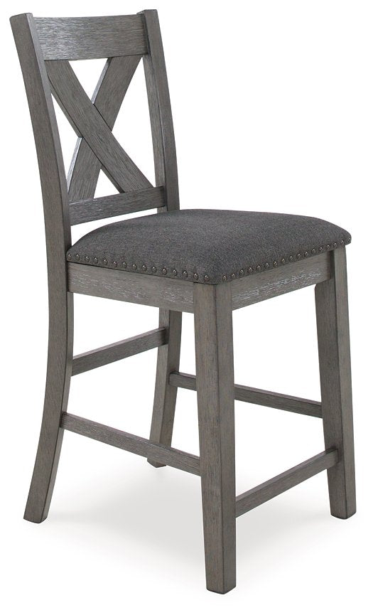 Caitbrook Counter Height Dining Table and Bar Stools (Set of 7) - galleria furniture outlet