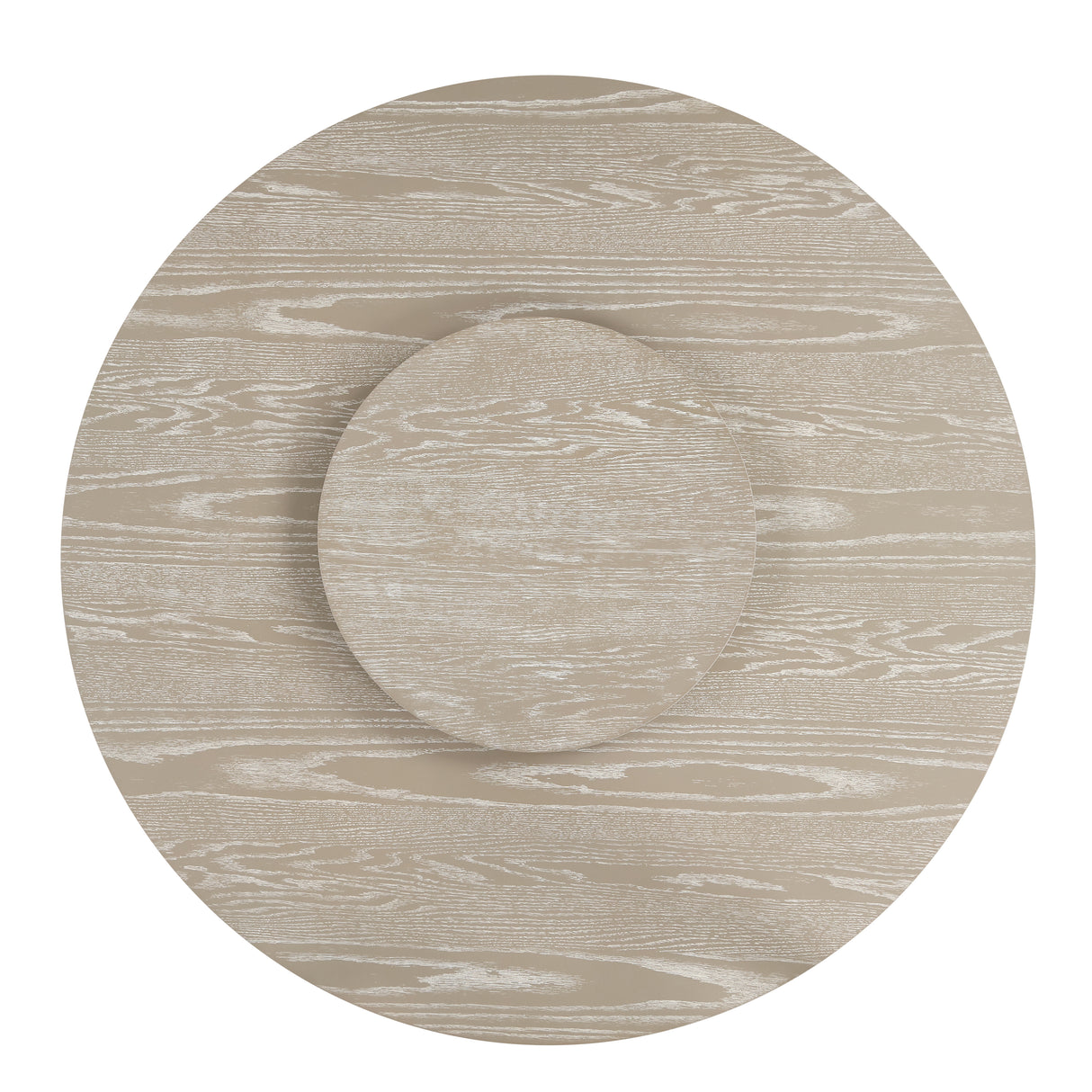 Gwendolyn Round Dining Table Base-Cerused Taupe