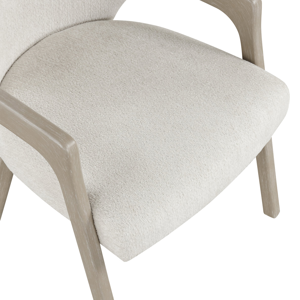 Gwendolyn Upholstered Arm Chair (2 Per Carton)-Cerused Taupe