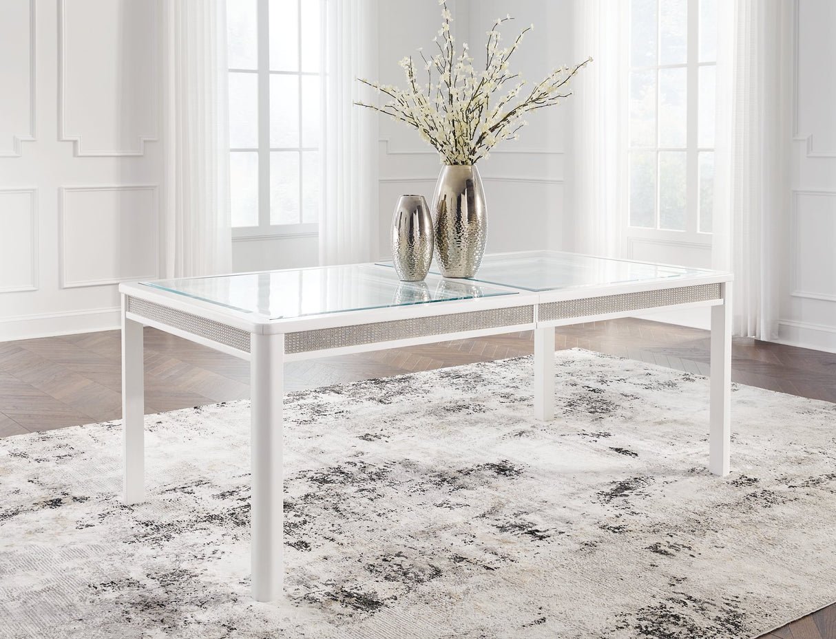 Chalanna Dining Extension Table - galleria furniture outlet