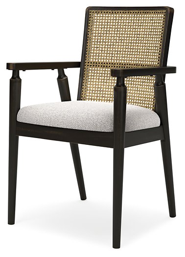 Galliden Dining Arm Chair - galleria furniture outlet