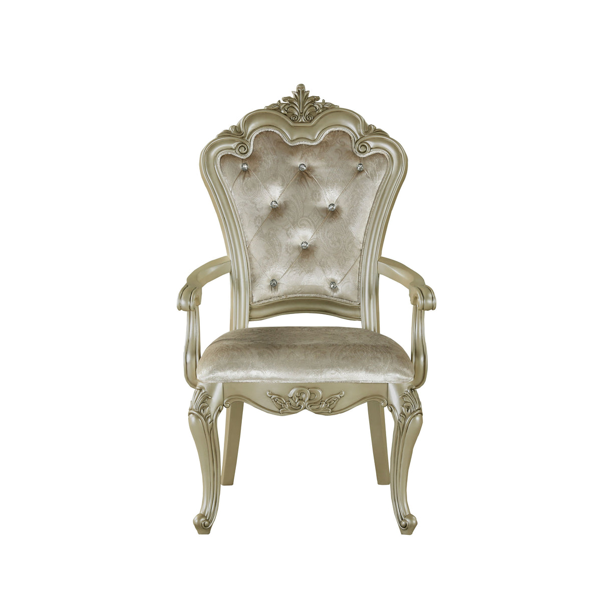 Monique Arm Chair (2/Ctn)-Champagne