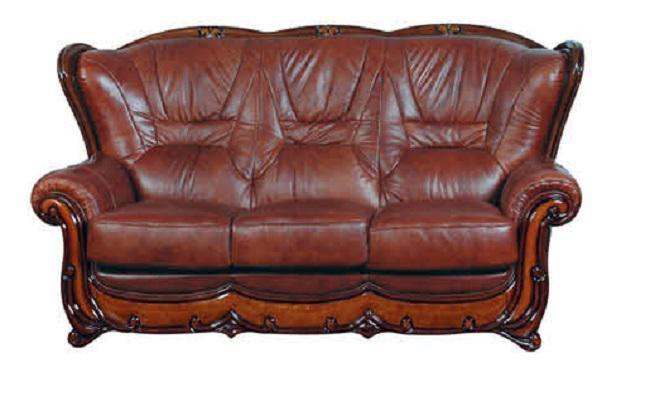 ESF Furniture 100 Sofa in Chestnut Brown - galleria furniture outlet