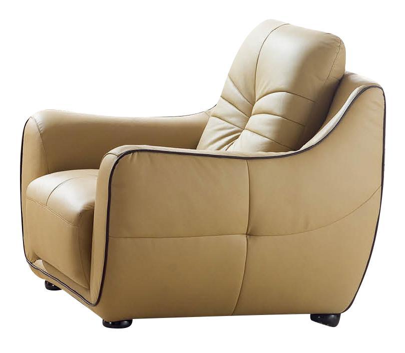 ESF Furniture 2088 Living Room Chair in Dark Cream - galleria furniture outlet