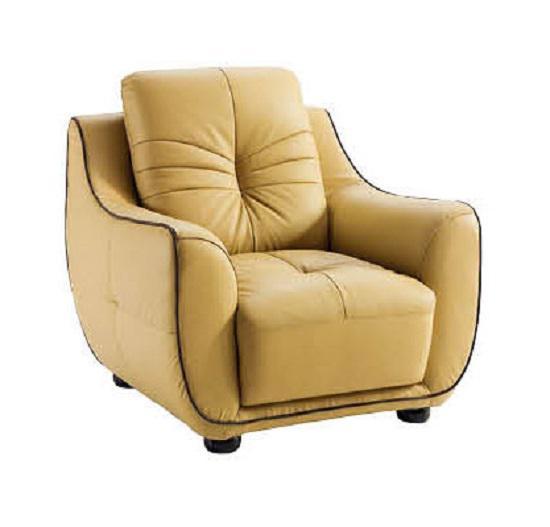 ESF Furniture 2088 Living Room Chair in Dark Cream - galleria furniture outlet