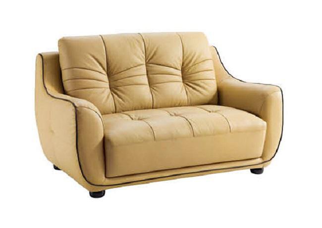 ESF Furniture 2088 Loveseat in Dark Cream - galleria furniture outlet