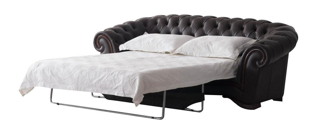 ESF Furniture 262 Sofa Bed in Chocolate Brown - galleria furniture outlet