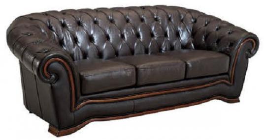 ESF Furniture 262 Sofa in Chocolate Brown - galleria furniture outlet