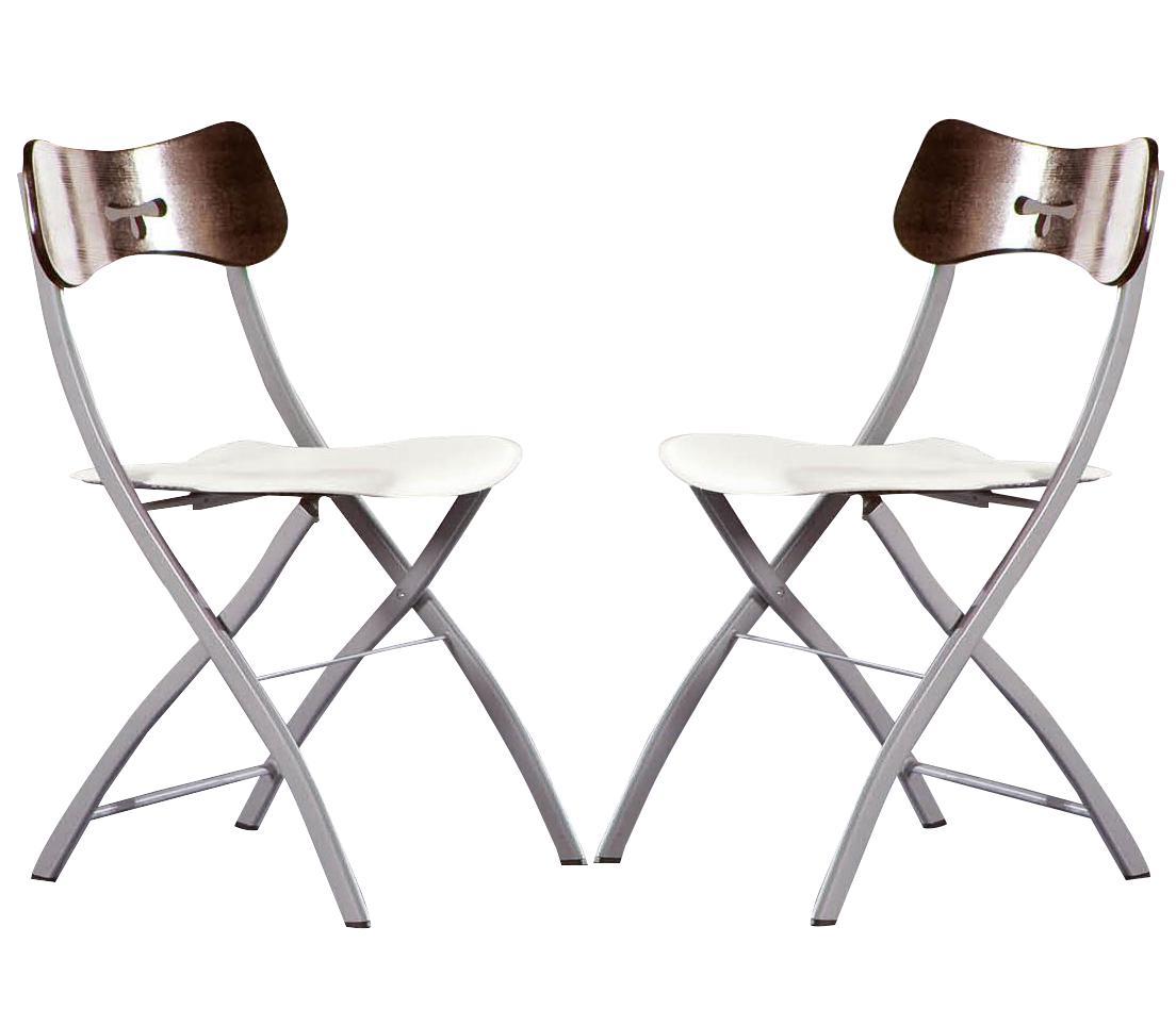 ESF Furniture 3147 Chair in Wenge White (Set of 4) - galleria furniture outlet