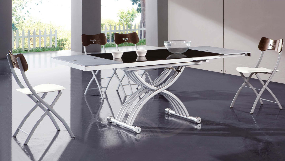 ESF Furniture 3147 Chair in Wenge White (Set of 4) - galleria furniture outlet