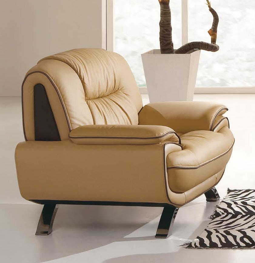 ESF Furniture 405 Living Room Chair in Brown