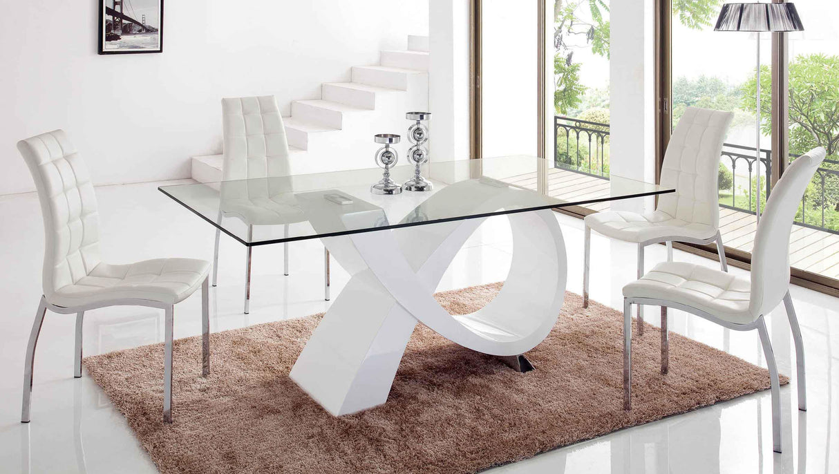 ESF Furniture 365 Chair in White (Set of 2)