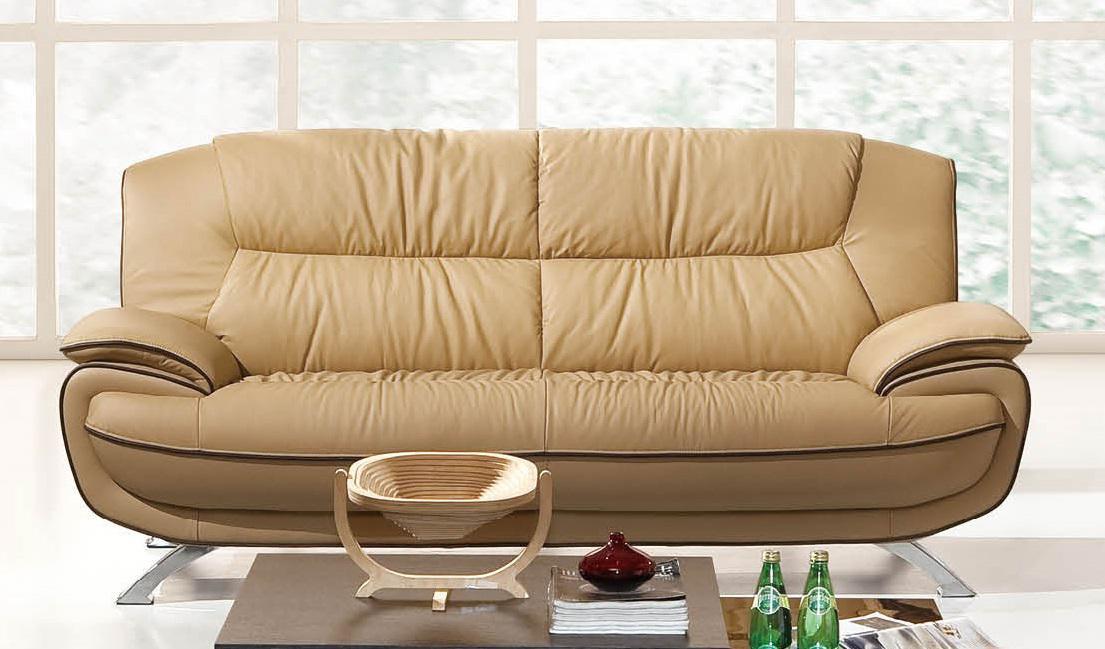 ESF Furniture 405 Sofa in Brown - galleria furniture outlet