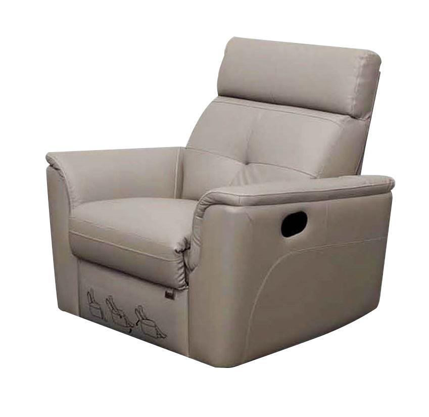 ESF Furniture 8501 Living Room Chair w/ Recliner in Stone