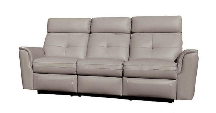 ESF Furniture 8501 Sofa w/ Recliners in Stone - galleria furniture outlet