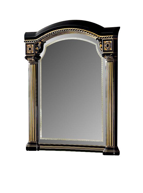 ESF Furniture Aida Mirror in Black w/ Gold
