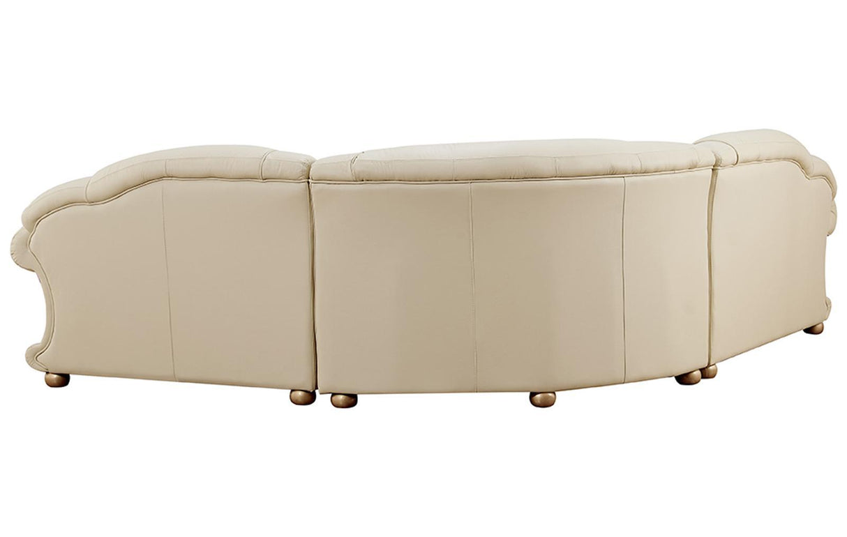 ESF Furniture Apolo Sectional Right Facing in Ivory - galleria furniture outlet