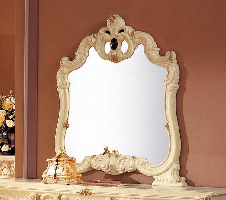 ESF Furniture Barocco Mirror in Ivory - galleria furniture outlet