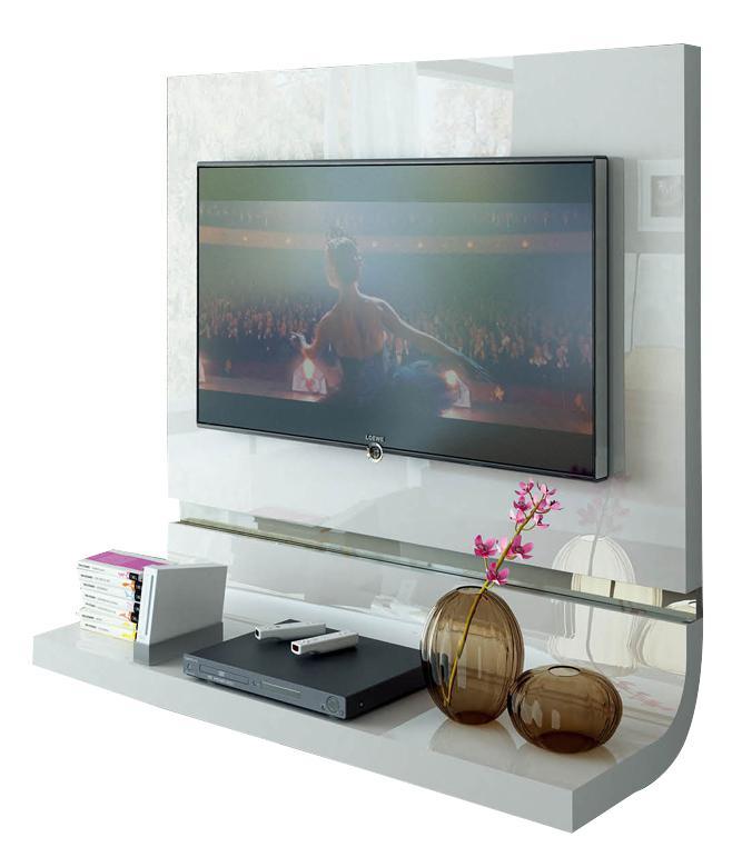 ESF Furniture Granada TV Panel in White