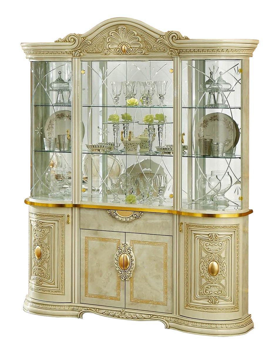 ESF Furniture Leonardo 4-Door China in Ivory