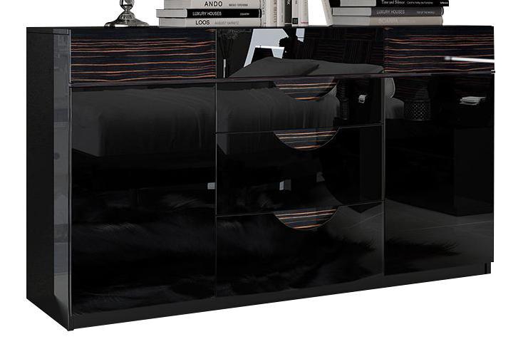 ESF Furniture Marbella Dresser 150 in Black