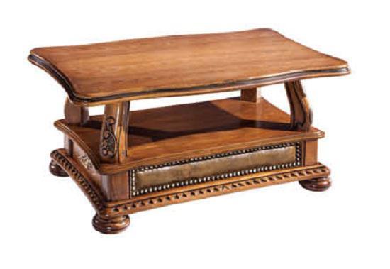 ESF Furniture Oakman Coffee Table in Rich Brown - galleria furniture outlet