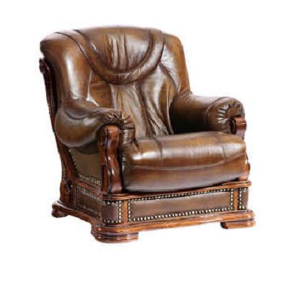 ESF Furniture Oakman Living Room Chair in Rich Brown - galleria furniture outlet