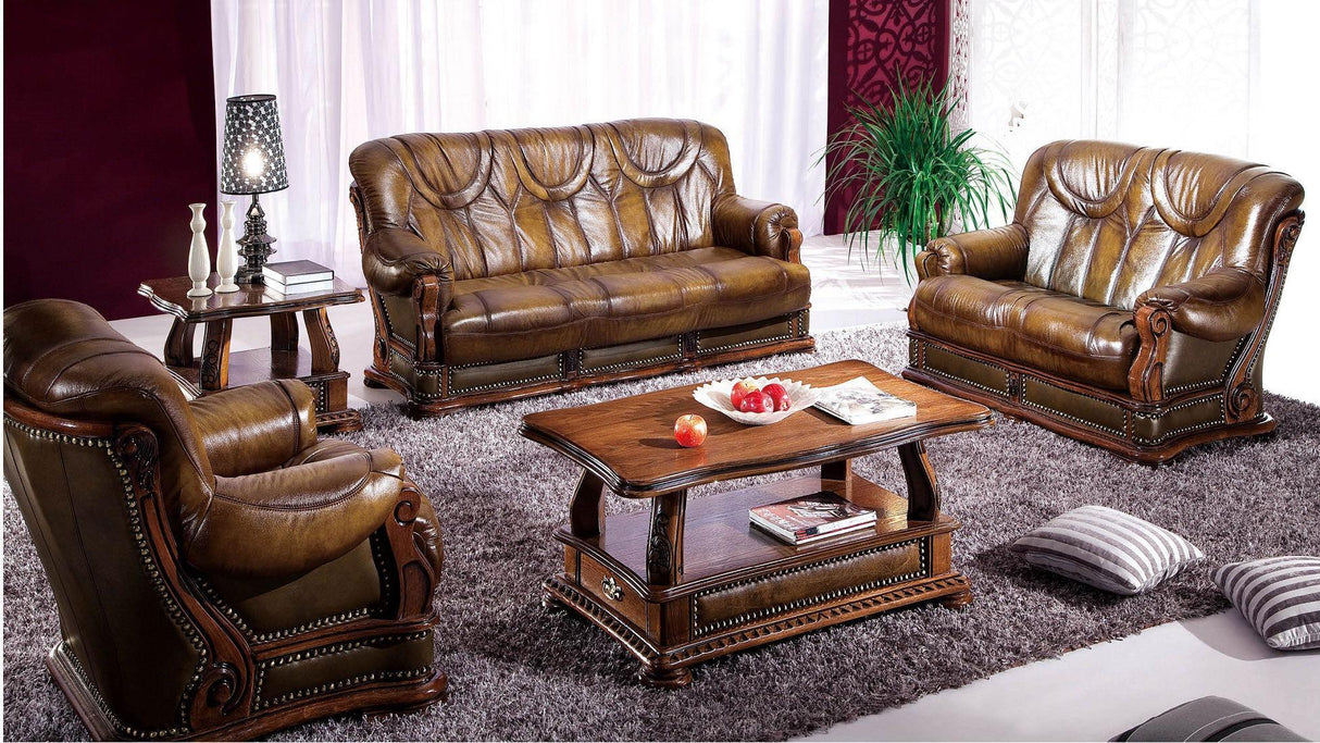 ESF Furniture Oakman End Table in Rich Brown - galleria furniture outlet