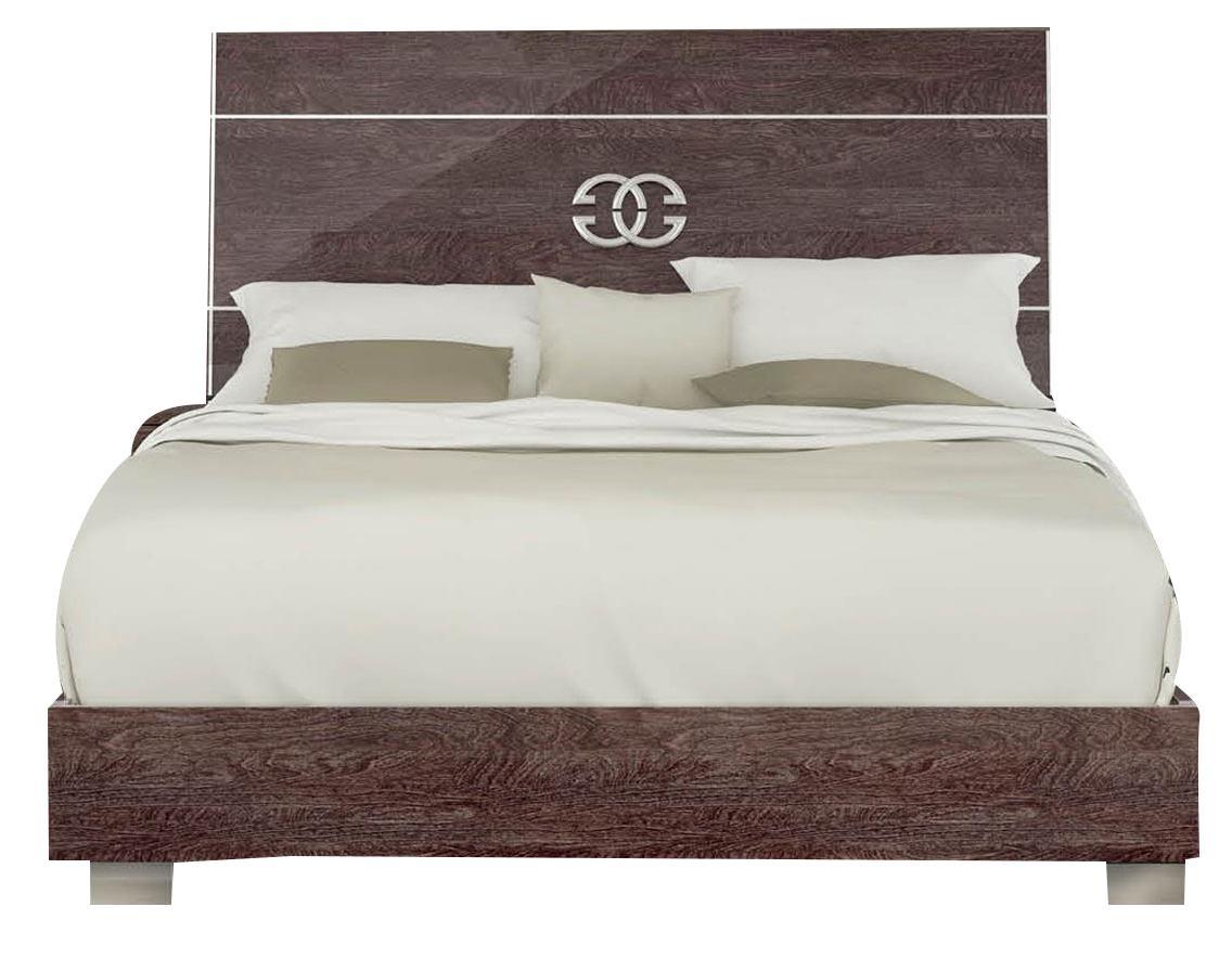 ESF Furniture Prestige Classic Queen Sleigh Bed in Cognac Birch