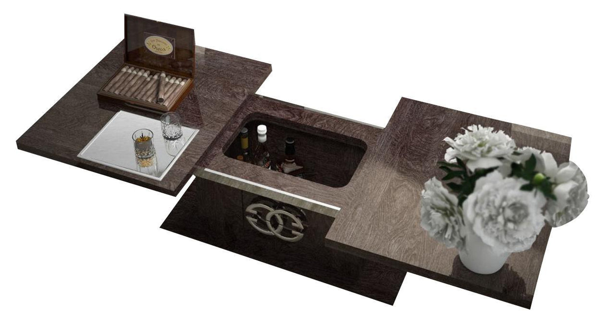ESF Furniture Prestige Coffee Table with Storage in Wenge
