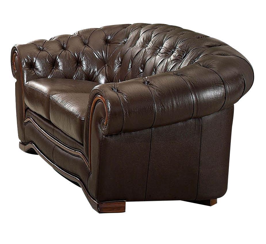 ESF Furniture 262 Loveseat in Chocolate Brown - galleria furniture outlet