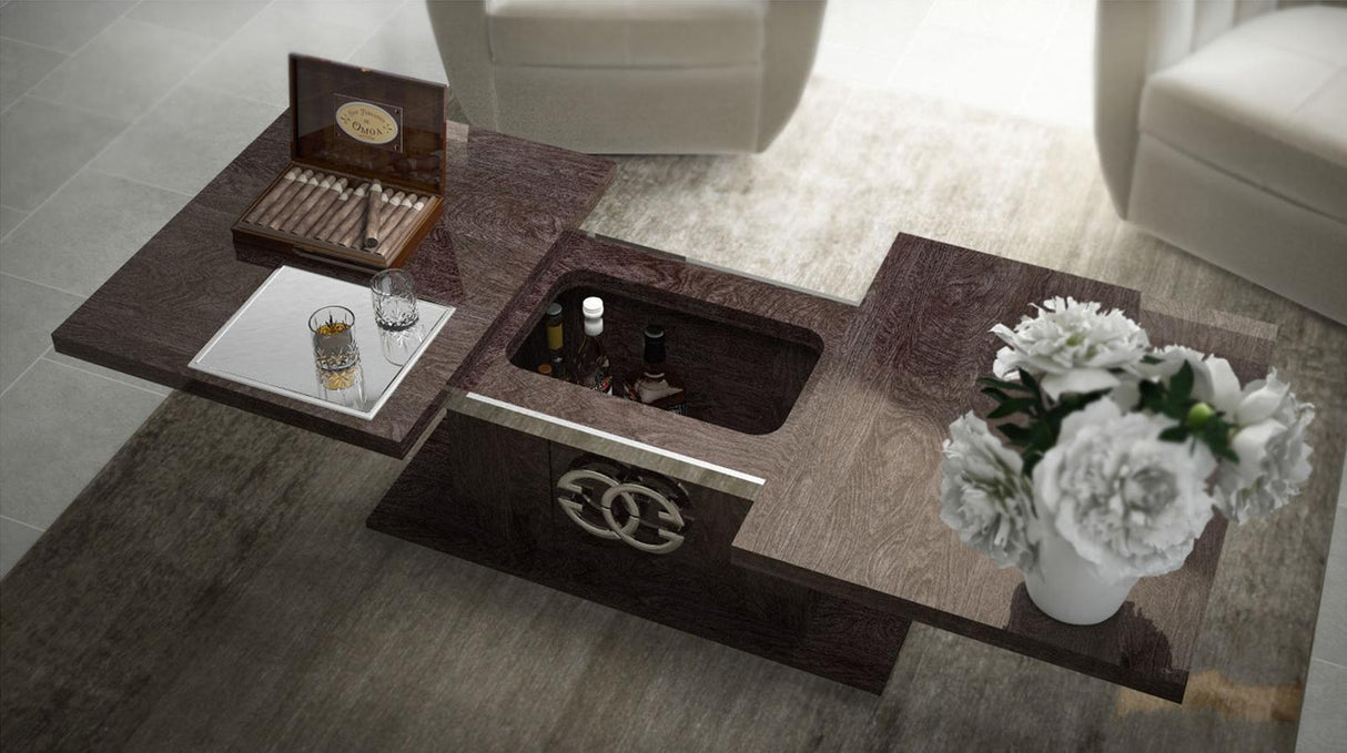 ESF Furniture Prestige Coffee Table with Storage in Wenge - galleria furniture outlet