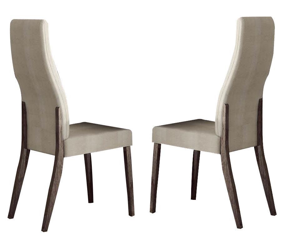 ESF Furniture Prestige Side Chair in Walnut (Set of 2) - galleria furniture outlet