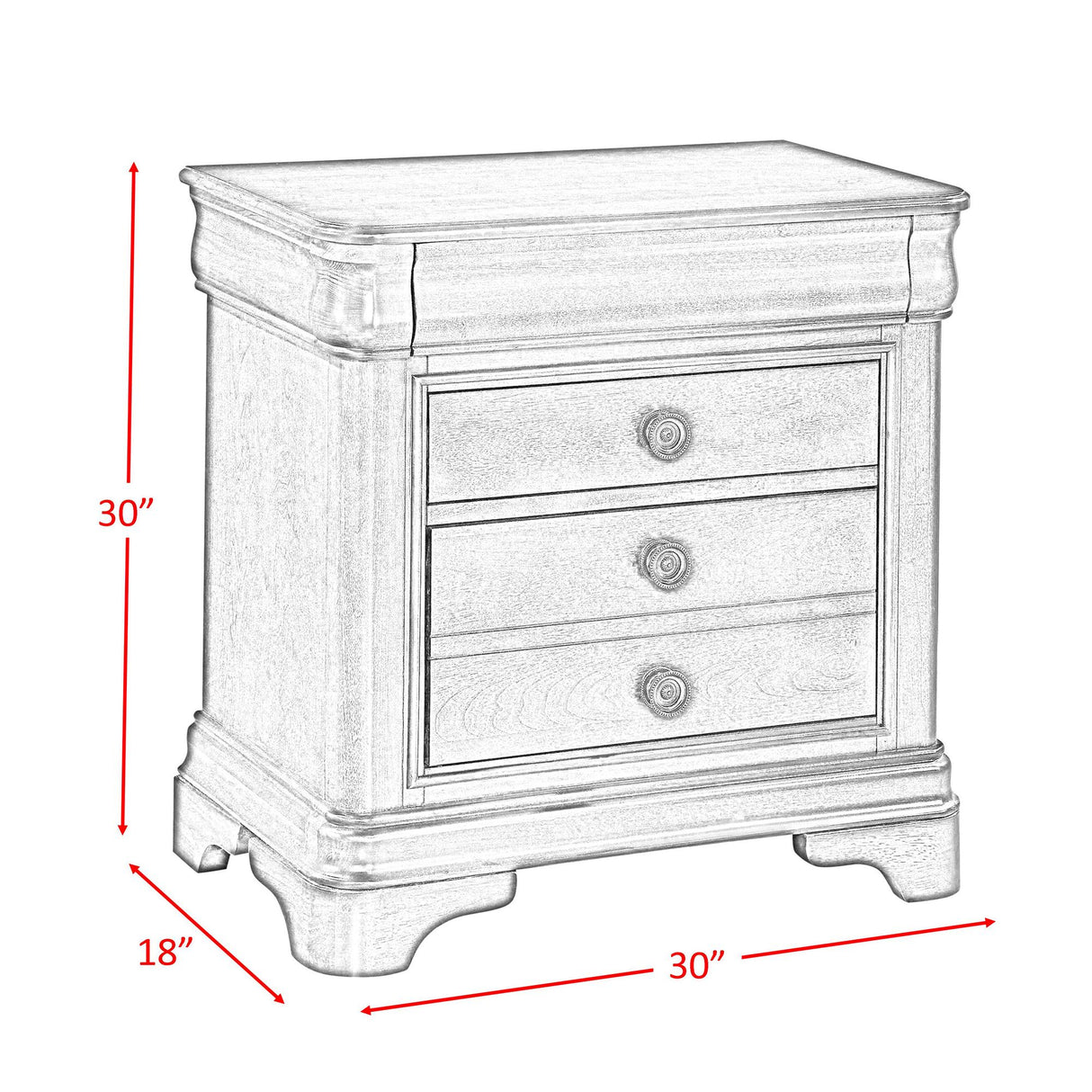 Cameron Cherry Nightstand