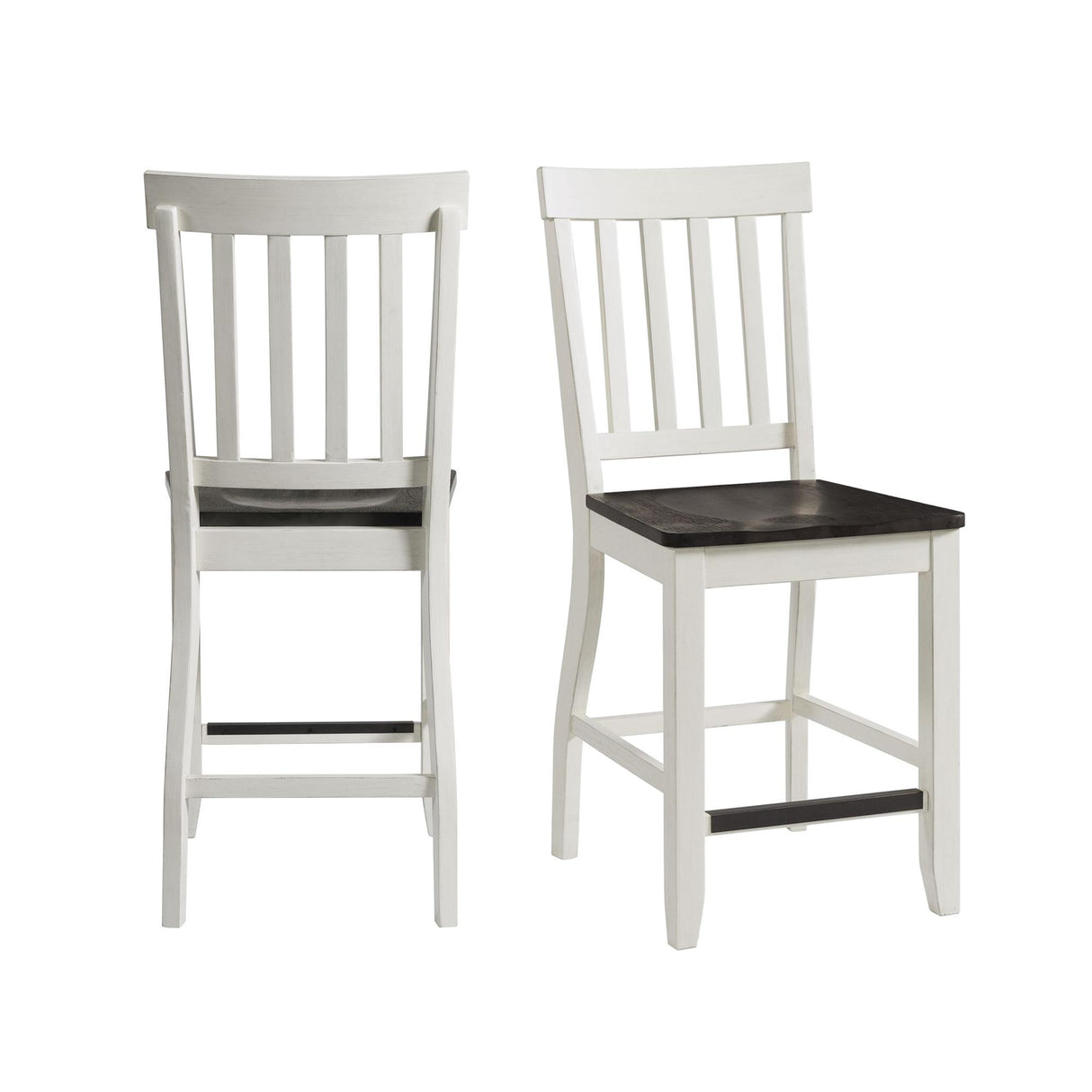 Kayla Two Tone Counter Height Side Chair Set of 2