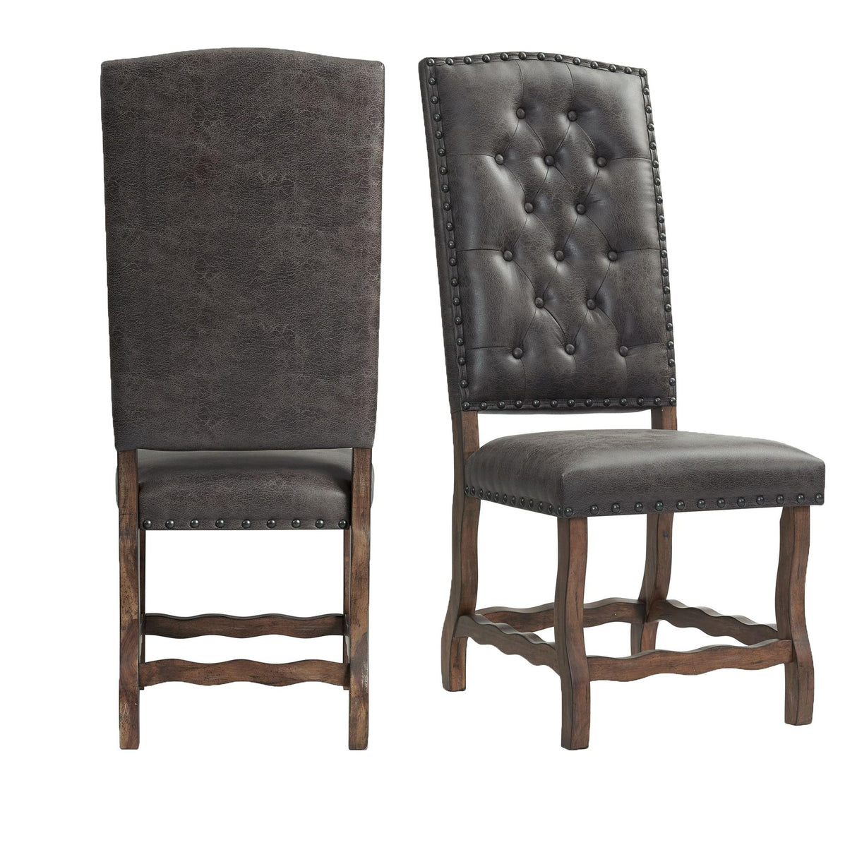 Gramercy Tufted Tall Back Side Chair Set of 2