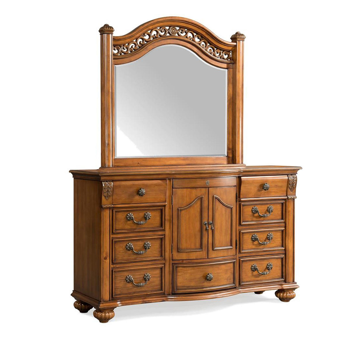 Barkley Square Dresser & Mirror Set