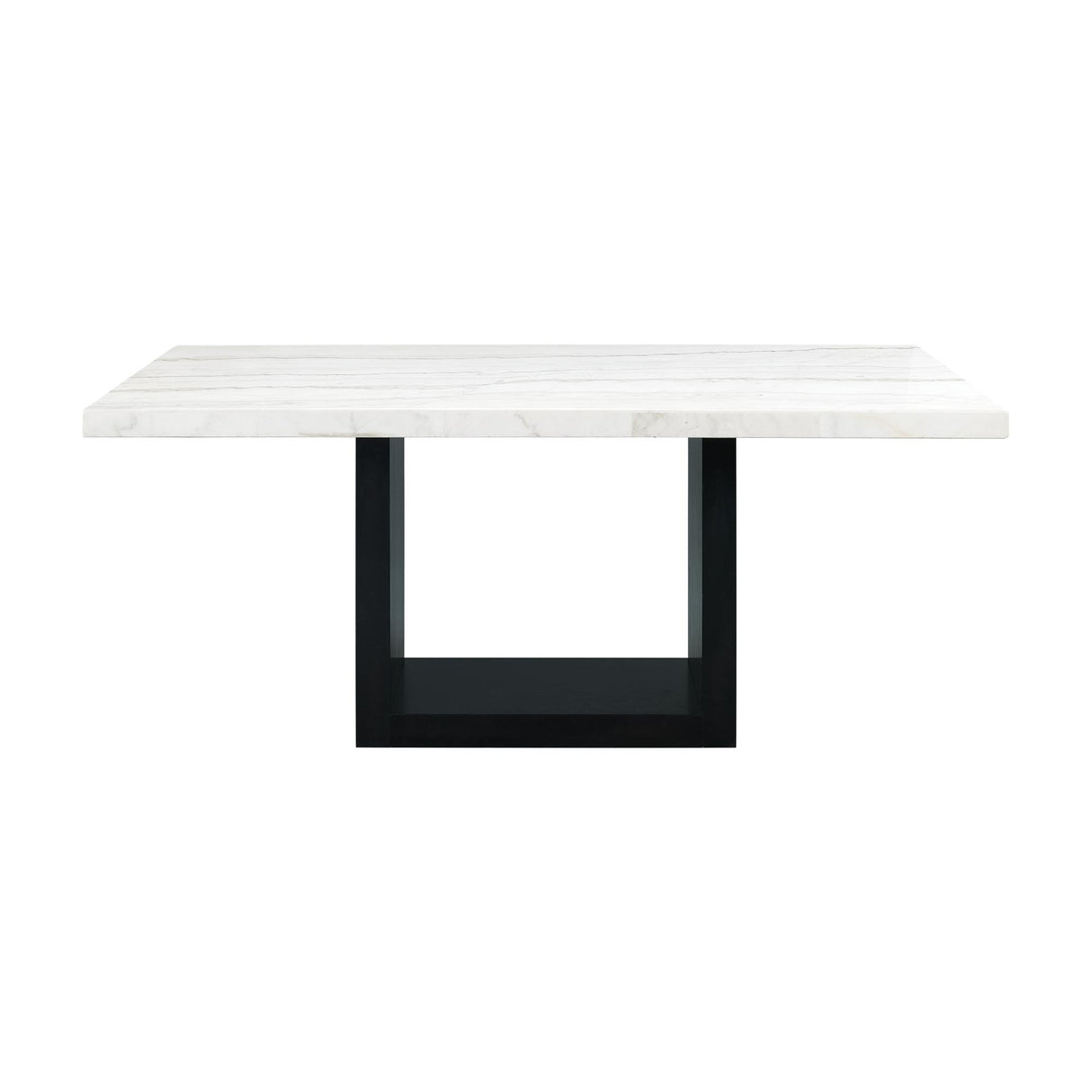 Valentino White Marble Standard Height Dining Table