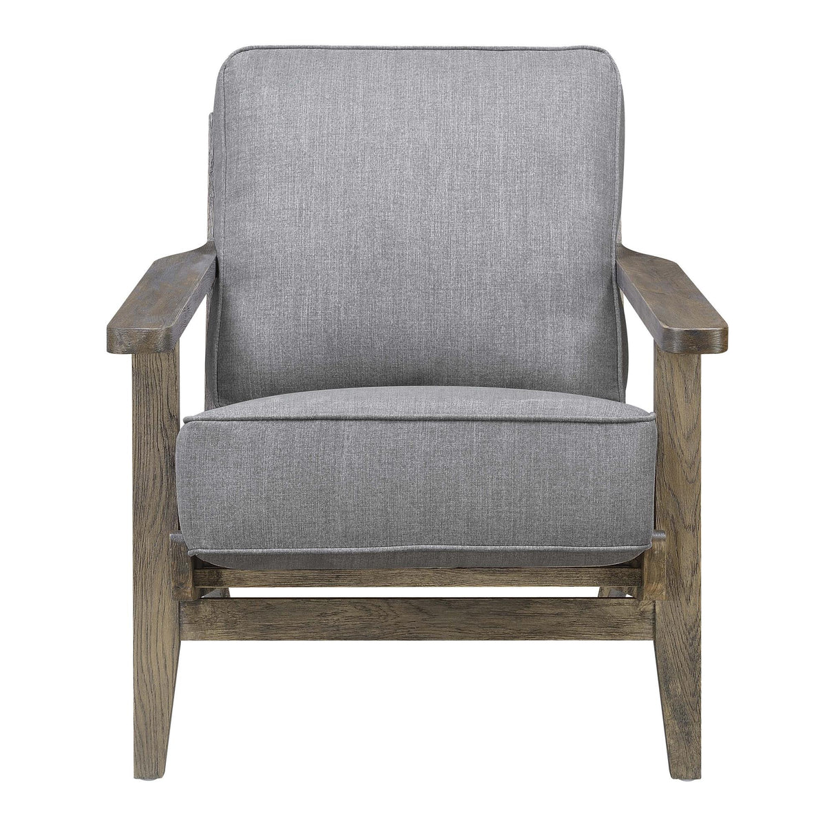 Metro Accent Chair in Slate w/ Antique Legs