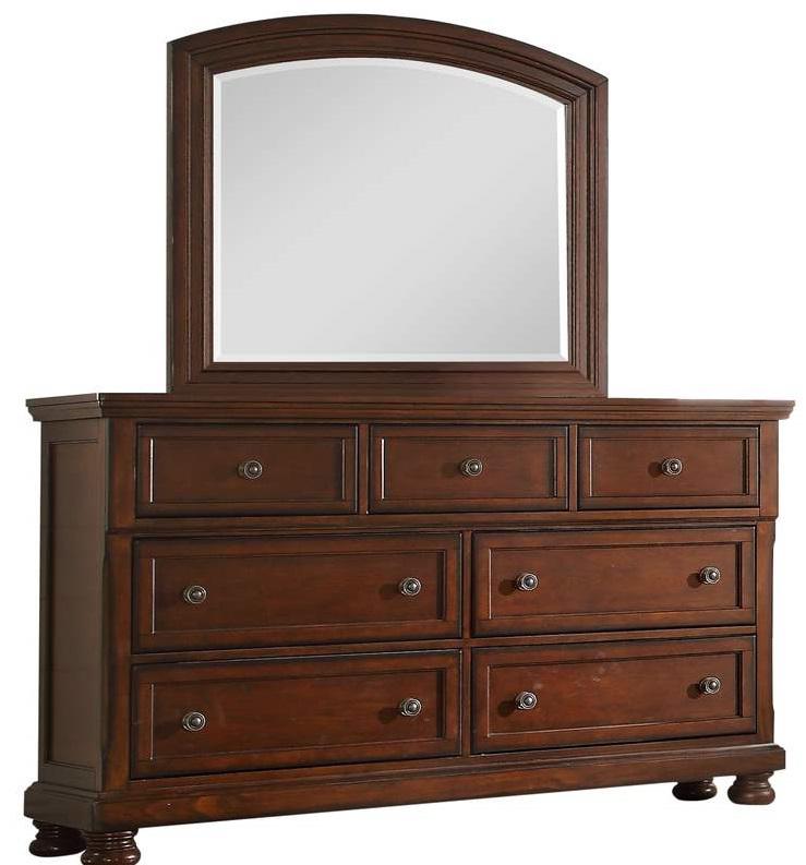 Galaxy Home Austin 7 Drawer Dresser in Dark Walnut GHF-808857992352 - galleria furniture outlet