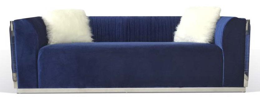 Galaxy Home Contempo Sofa in Blue GHF-808857521385