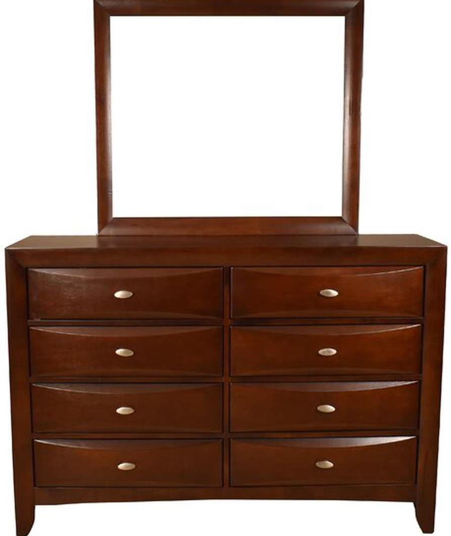 Galaxy Home Emily 8 Drawer Dresser in Cherry GHF-808857628237 - galleria furniture outlet