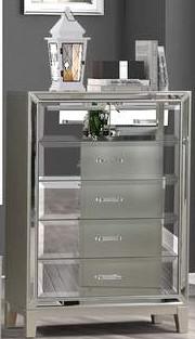 Galaxy Home Harmony 6 Drawer Chest in Silver GHF-808857748638